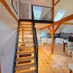 Scheune an der Pulvermühle, Treppe