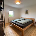 Alpaka Cottage Ferienhaus Doppelbett