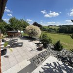 Alpaka Cottage Ferienhaus Aussicht