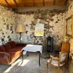 Ferienwohnung Alte Schule Windeck Sitzgelegenheit im Garten