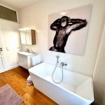 Ferienwohnung Alte Schule Windeck Badewanne