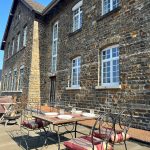 Ferienwohnung Alte Schule Windeck Terrasse